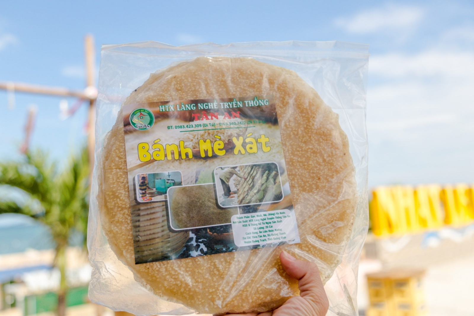 Đặc sản làm quà: Bánh tráng Tân An